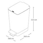 Basurero-con-pedal-negro-de-diseño--SLIM--con-8-lt-de-capacidad.---RIMAX
