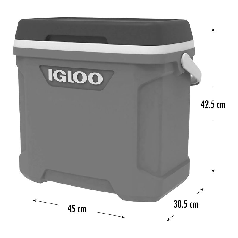 Cooler-gris--SPORTSMAN--con-28-lt-de-capacidad.---IGLOO