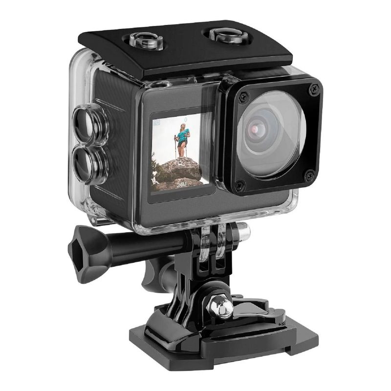 camara-deportiva-sumergible-4K-Wi-Fi--con-doble-pantalla