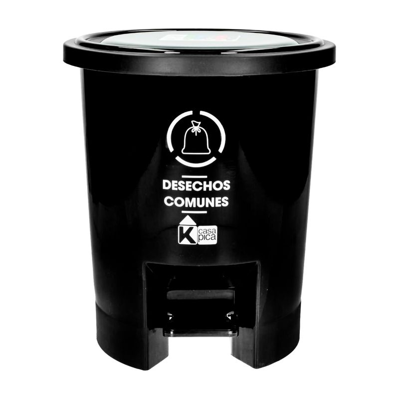 Tacho-duplo-RED-para-reciclaje-NEGRO-con-capacidad-de-10-lts.---CASA-PICA