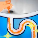 Destapador-de-lavabos-manual-color-naranja-de-45-cm-no-se-necesita-usar-quimicos.---INSTANT-POWER