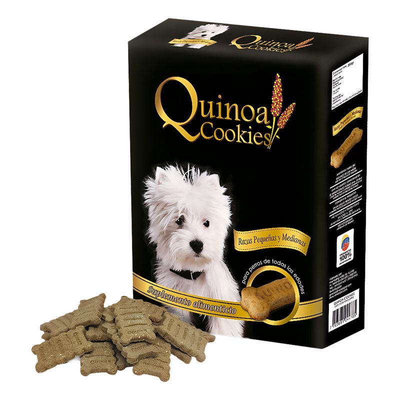 Galletas-para-perros-de-razas-pequeñas-hechas-de-quinoa-en-presentacion-de-350-g.---SNACKERY