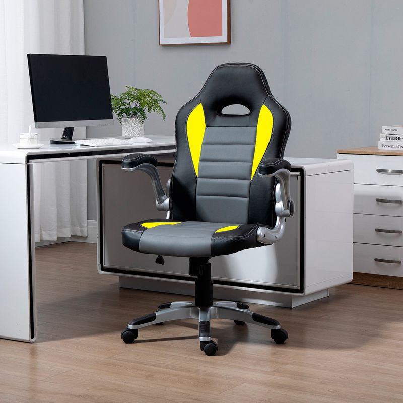 Silla-de-oficina-tipo-GAMER-hecha-de-cuero-esponja-y-nylon.-uenta-con-apoya-brazos-y-ruedas.---MAY-S
