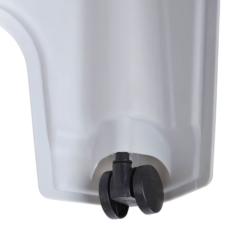 Silla-comedor-plastico-color-menta-y-gris-para-bebes.---RIMAX