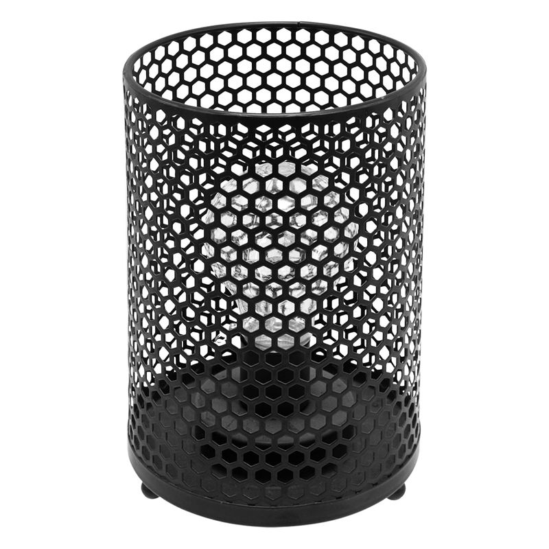 Lampara-de-mesa-cilindrica-con-perforados-hexagonales.---DECORE