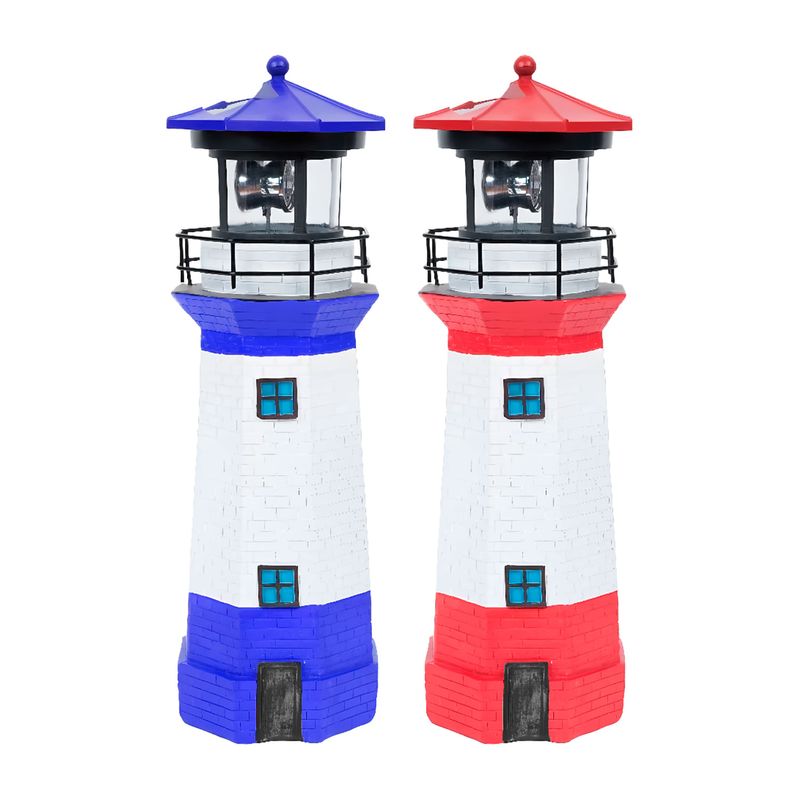 Lampara-tipo-faro-de-varios-colores-con-panel-solar.---BOSTON-HARBOR