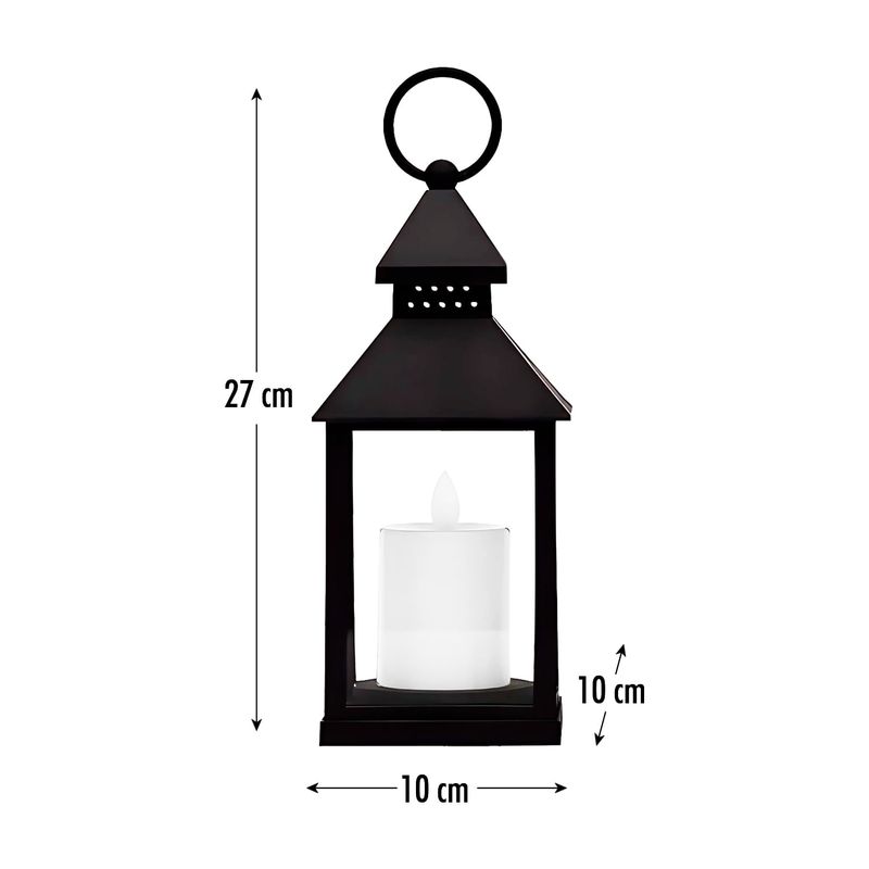 Farol-decorativo-LED-en-color-negro-funciona-con-pilas-AAA--3-no-incluidas-.---KOLE-IMPORTS