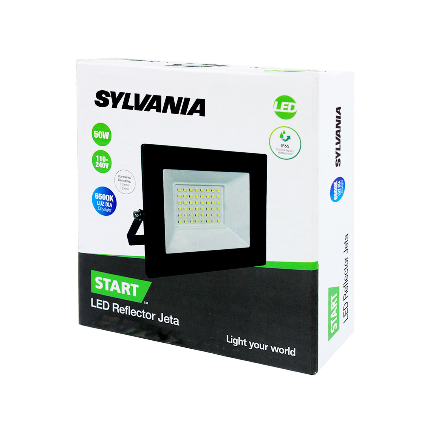 Mini reflector LED JETA de 50 W con ángulo de apertura de 100° para uso ...