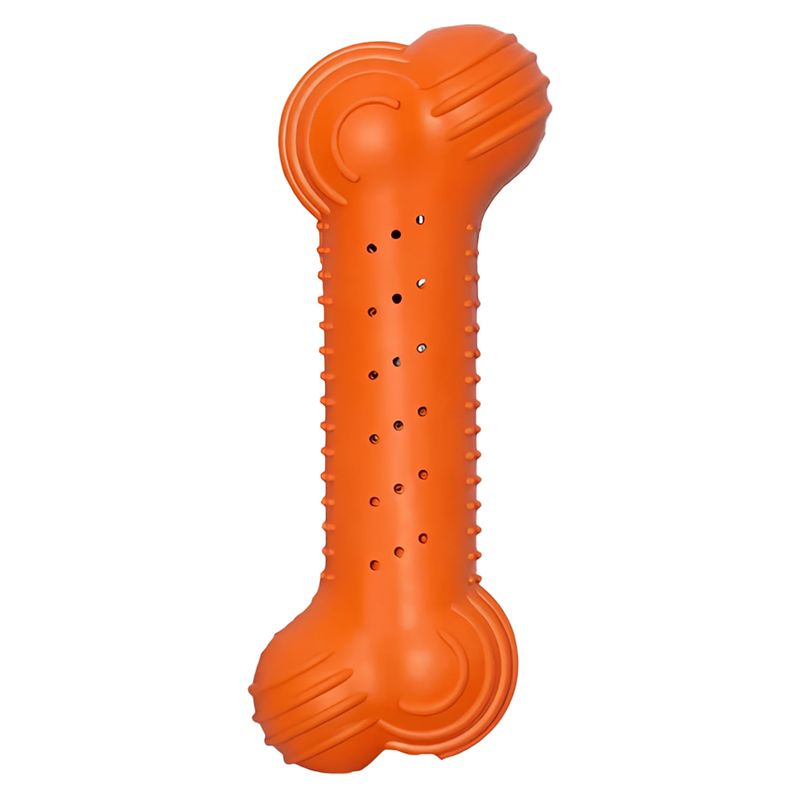 Juguete-para-perro-con-forma-de-hueso-naranja-talla-L.---VIDA-DE-PERRO