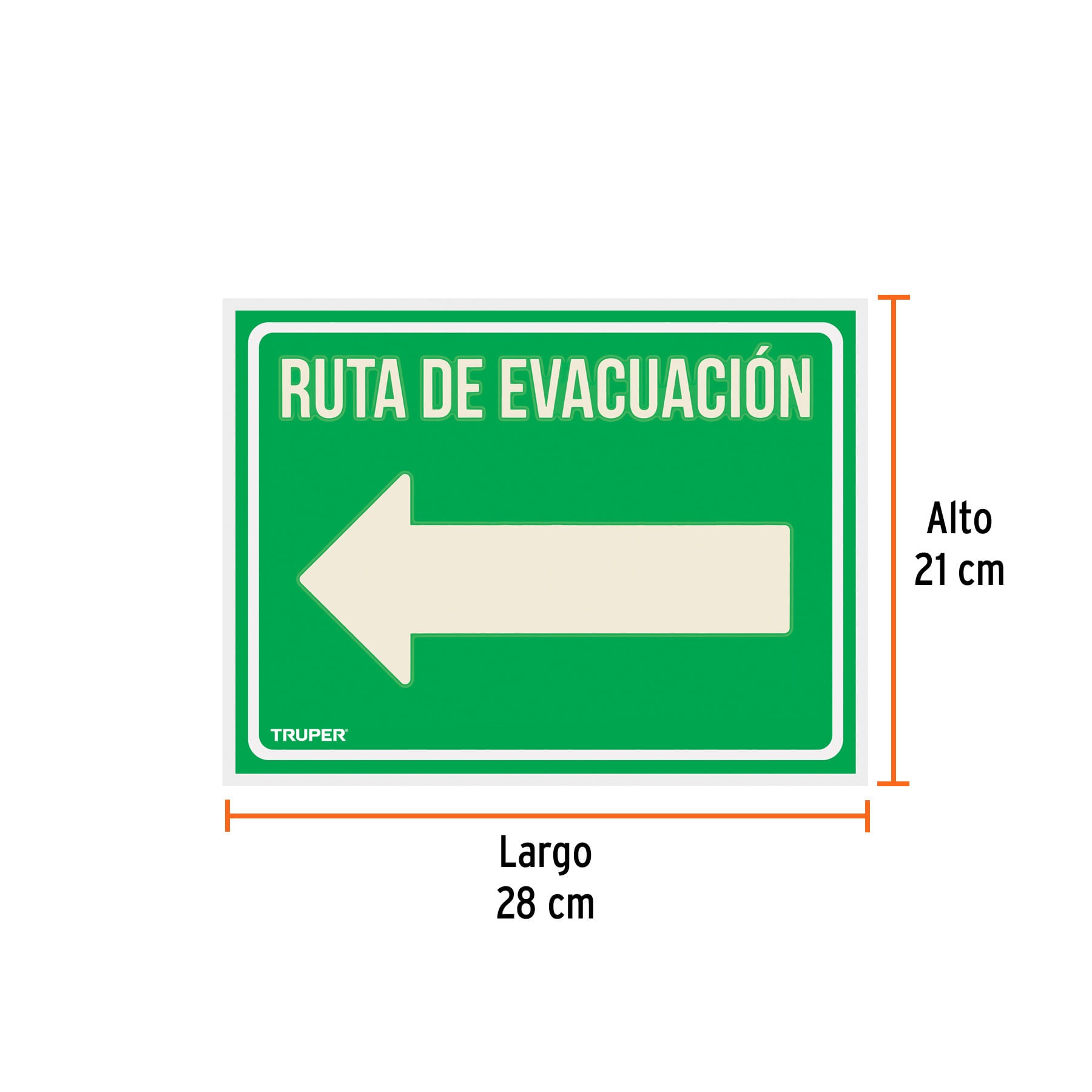 Letrero de señalización 