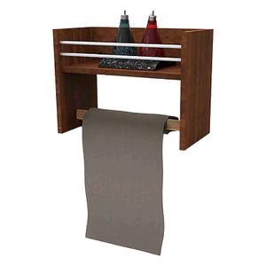 Repisa Toallero Atenas 30X40X20 Wengue - MUEBLE FACIL