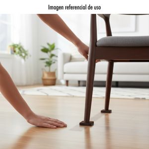 Resbalón cuadrado café de 1" x 1" en set de 12 unidades. - PROSOURCE