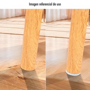 Resbalón redondo de color blanco de 1 3/8" (3,5 cm), 6 unidades. - PROSOURCE