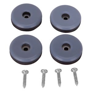 Resbalón redondo de 1" con tornillo y acabado azul, en set de 4 unidades. - PROSOURCE