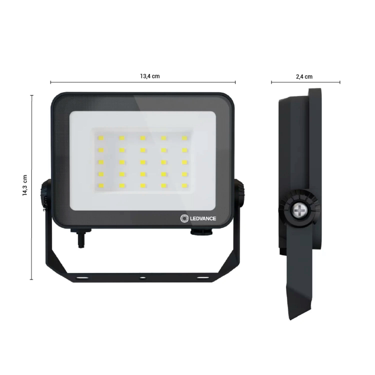 Reflector LED compacto de 30 W y 2700 lm con una luz fría de 5000 K ...