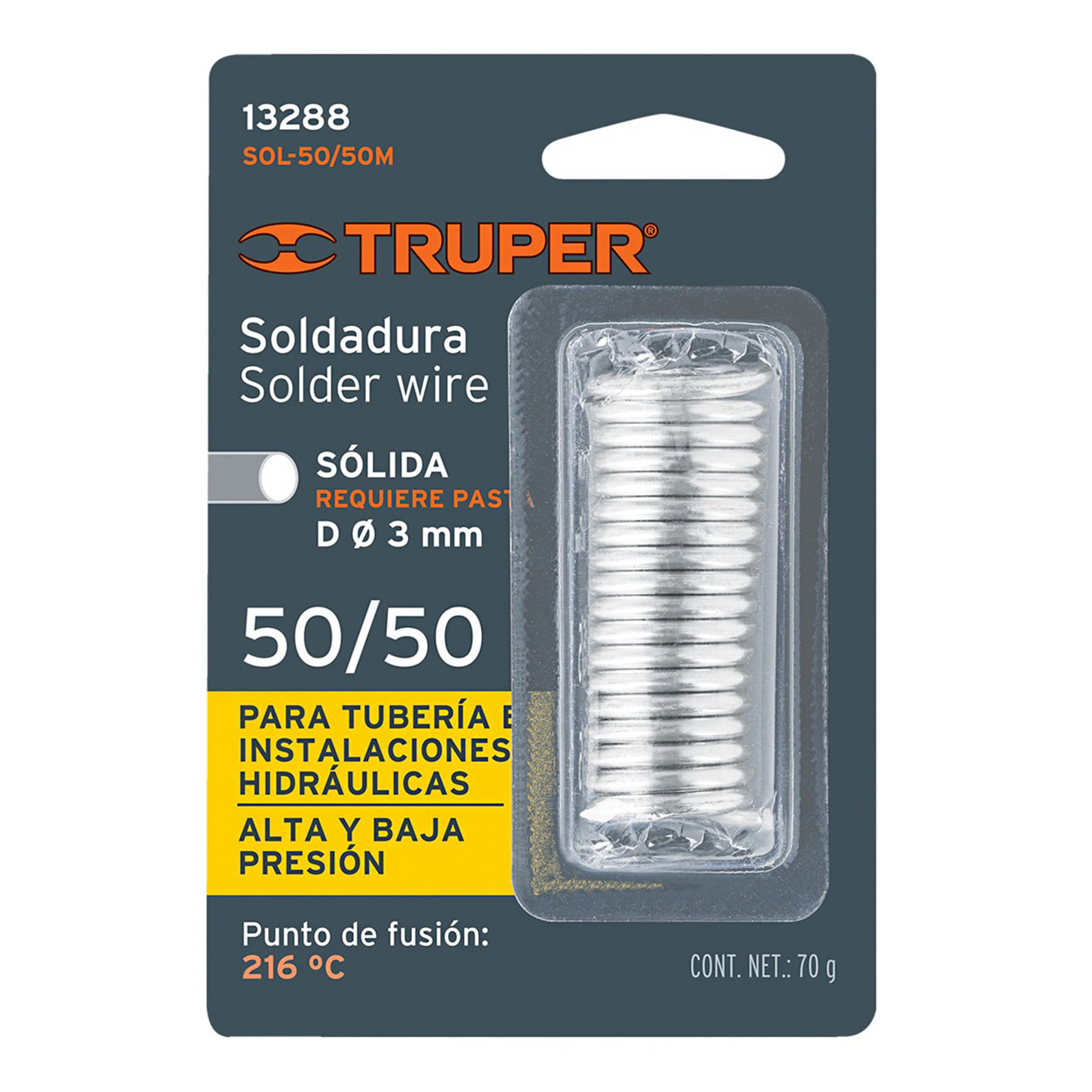 Suelda de uso hidráulico 50/50 - TRUPER - Kywi