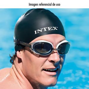 Gorros de natacion "Aquaflow" libres de látex en tres colores distintos. - INTEX
