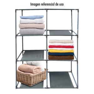 Estante de almacenamiento de fácil armado con 4 niveles. - KOLE IMPORTS
