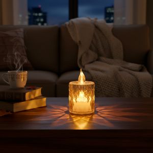 Vela LED de 4 x 6,5 cm a pilas. - ORGILL
