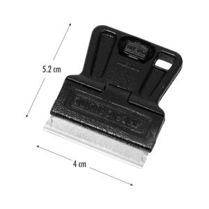 Mini raspador hecho de metal y polipropileno, para limpiar superficies pesadas. - AMERICAN LINE