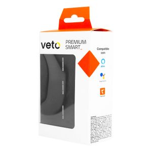 Interruptor inteligente "Premium Smart" triple en color negro. - VETO