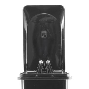 Tacho LINK de 10L, en color negro, con sujetadores de fundas en su interior. - PLAPASA