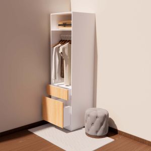 Mueble para clóset de melamina de 220 x 60 x 58.5 cm. - FALUM