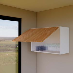 Mueble para cocina alto de melamina de 80 x 50 x 31,5 cm. - FALUM