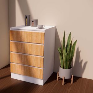 Mueble para cocina bajo de Melamina de 90 x 60 x 60 cm. - FALUM