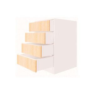 Mueble para cocina bajo de Melamina de 90 x 60 x 60 cm. - FALUM