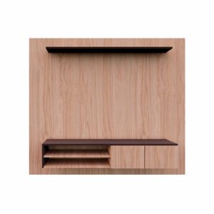 Mueble para TV de sala, Alto de melamina de 140 x 160 x 25 cm. - FALUM