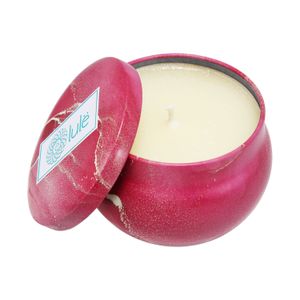 Vela aromática "Coco paradise" de 120 g, en envase metálico, con tapa. - LULE AROME