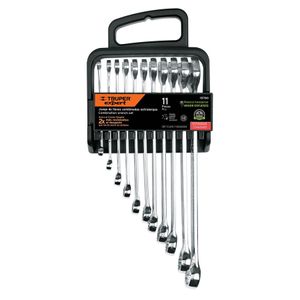 Juego de 11 llaves combinadas extralargas STD ESTÁNDAR de acabado pulido. - TRUPER EXPERT