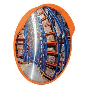 Espejo convexo de 60 cm de diámetro, fabricado en policarbonato resistente a impactos. - TRUPER