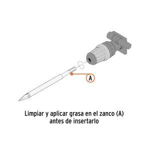Juego de 15 brocas y cinceles SDS PLUS de acero al cromo con estuche. - TRUPER