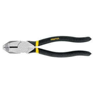 Alicate de 8" (20 cm) REFORZADA con mango de PVC antiderrapante para uso rudo. - PRETUL