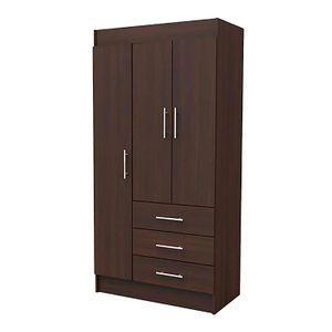 Armario Neo, 3 puertas, 3 cajones - MUEBLE FACIL