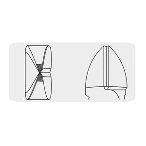 Pinza de corte diagonal de 7" de acero al cromo vanadio y mango de PVC. - TRUPER