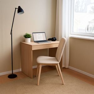 Escritorio "Avispa" de madera de 75 x 80 x 49 cm color amaranto. - MUEBLE FACIL