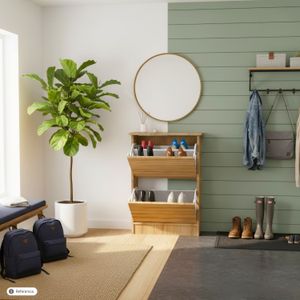 Organizador de zapatos Venus Amaranto de 2 niveles. - MUEBLE FACIL