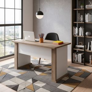 Escritorio 120 Genesis Humo - MUEBLE FACIL