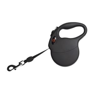 Correa retractil gris de 4 m para perros pequeños de hasta 10 kg. - VIDA DE PERRO