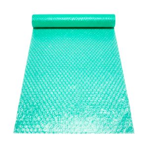 Rollo de burbuja RECICLADO, en color verde de 500 x 50 cm. - ORGILL