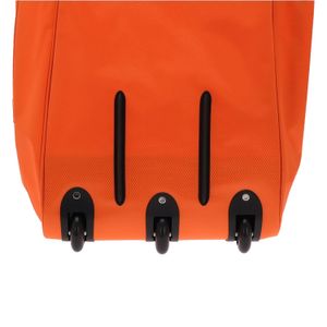 Bolsa de viaje naranja con ruedas y 110 lt de capacidad. - PRO WORLD