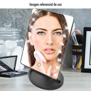 Espejo cosmético de mesa con luces LED y encendido táctil. - KOLE IMPORTS