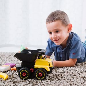 Volqueta con accesorios para NIÑOS entre 3 a 6 años, 24 piezas, hecho de plástico. - STANLEY JR