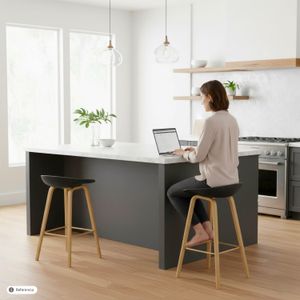 Silla de bar alta sin respaldo. - K HOME