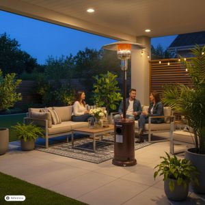 Calentador Gas T/Hongo A/Inox 41000Btu Brnc - TRITON