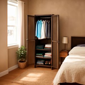 Armario Grand P/Ropa T/Rattan Wengue Rimax - RIMAX