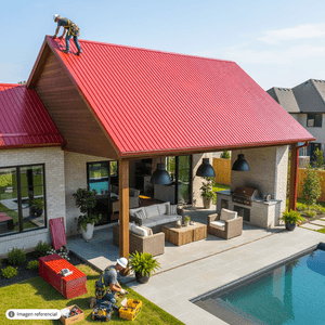 Plancha ondulada P3 de polipropileno Techolit de 3.66 m x 84 cm. - ETERNIT